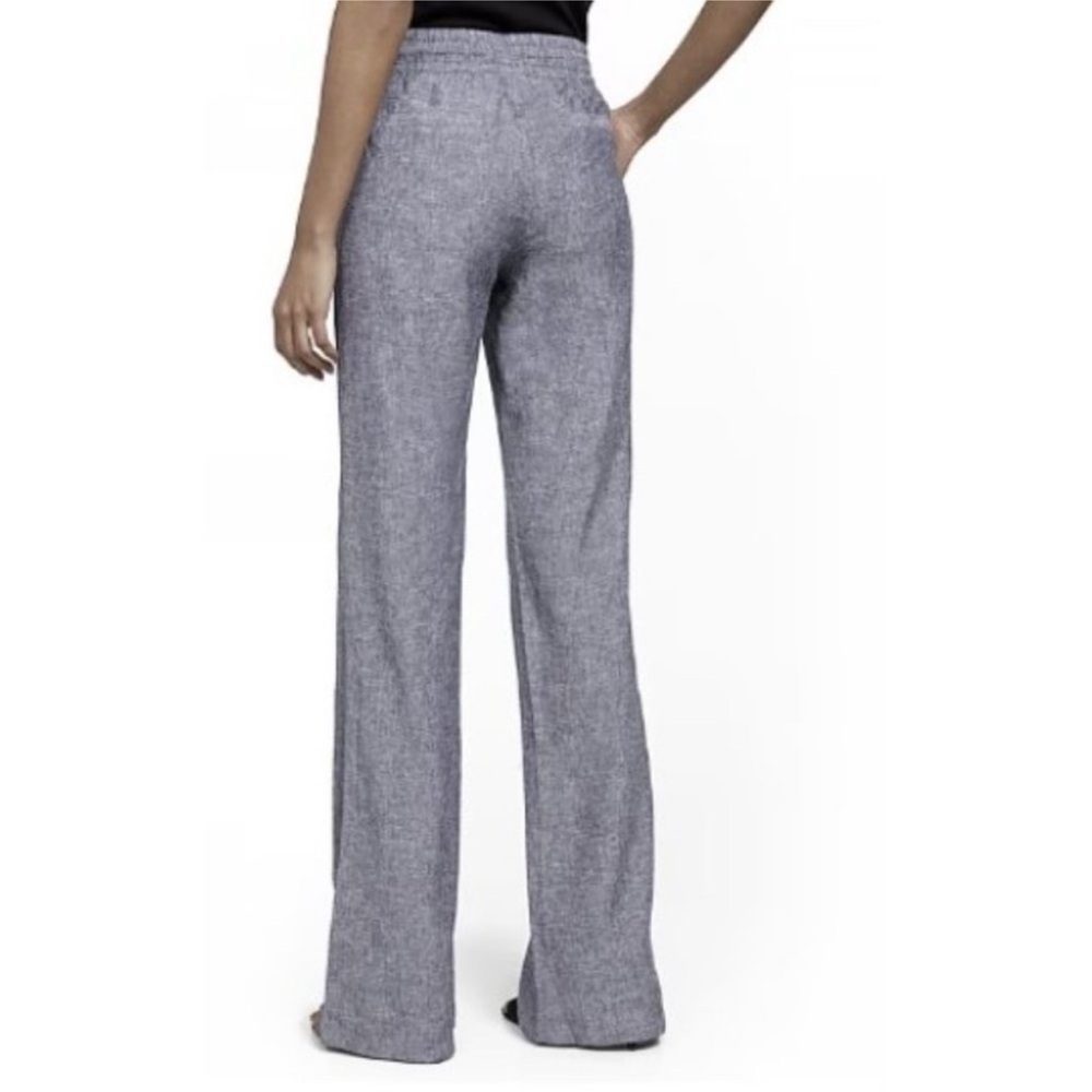 NWT SOHO Street NY & Co. Gray Linen Wide Leg Pants - Size Small - Picture 3 of 15